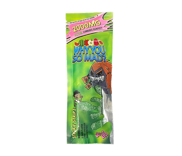 Green Privilege Gummy Worms 2400mg