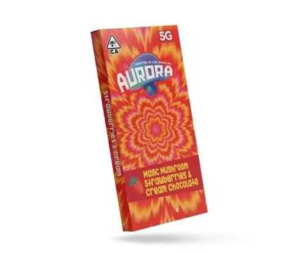 Aurora 5g Magic Mushrooms - Strawberries & Cream Chocolate Bar   