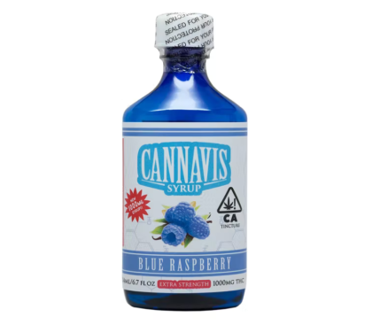 Cannavis -1000mg Blue Raspberry ES THC Syrup Tincture