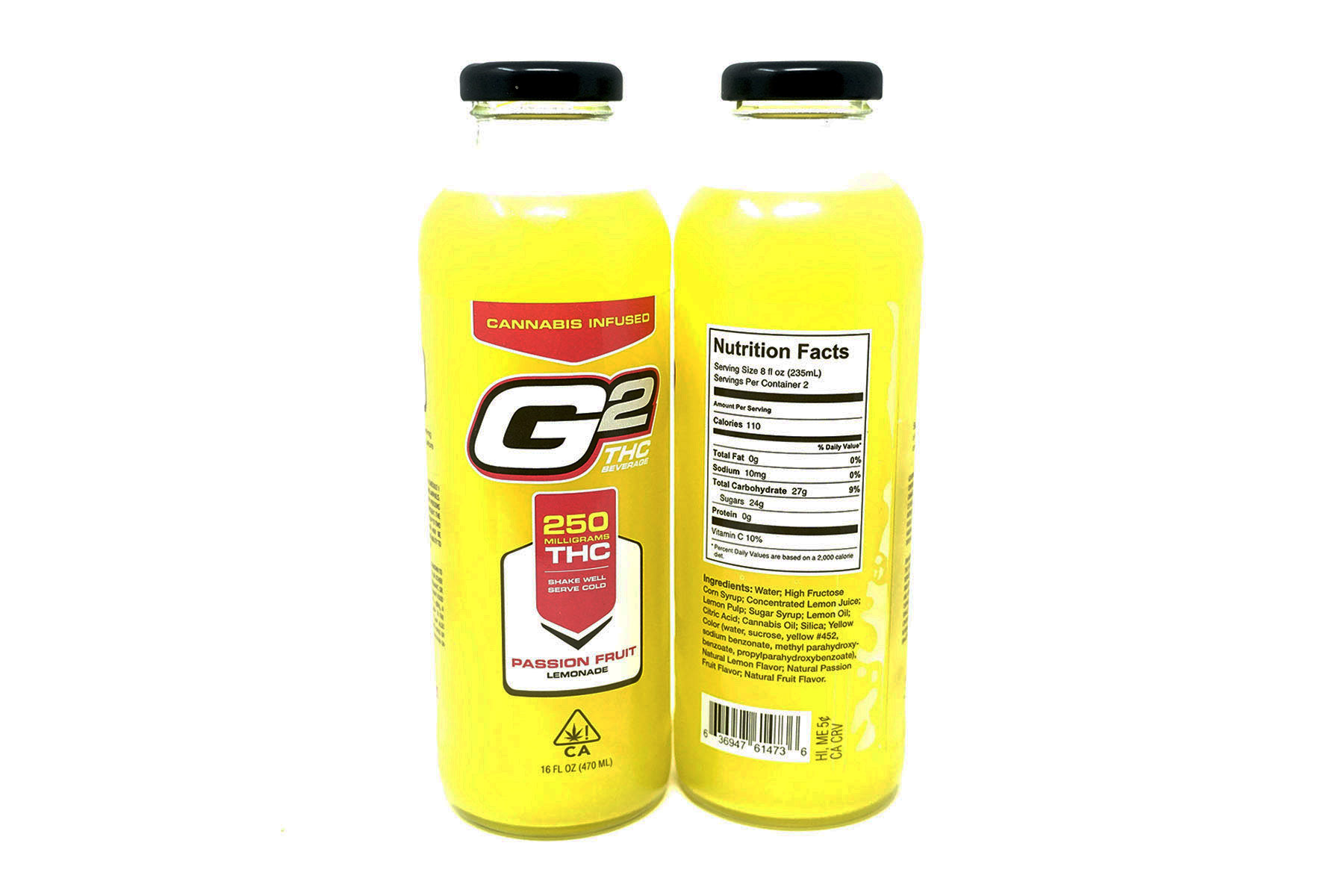 G2 THC half and half Lemonade 250mg
