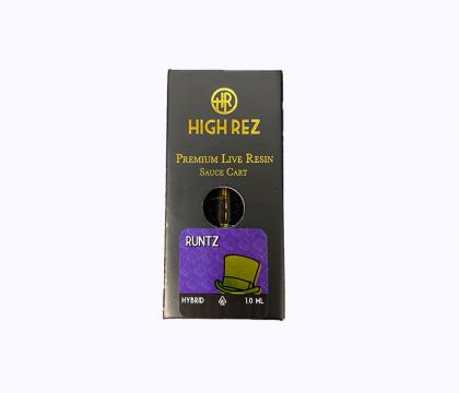 high rez live resin vape cart Runtz