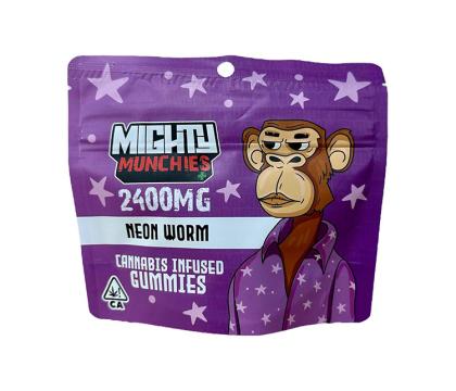 mighty munchies 2400mg neon worms