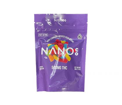 Nano Cannabis Infused Sour Worms 500mg